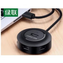 绿联USB HUB2.0 2米延长线
